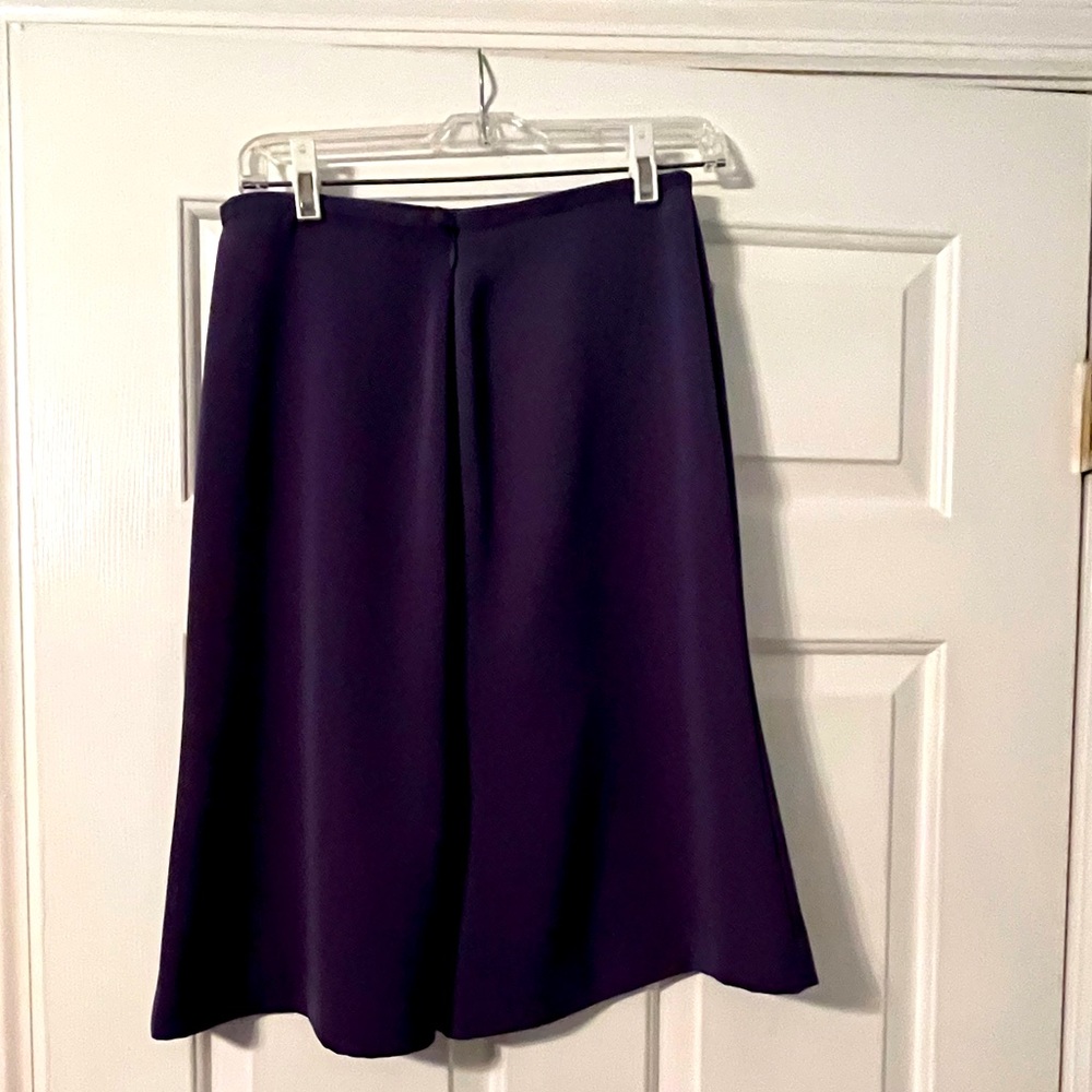 Silky Purple dress skirt, size 6.